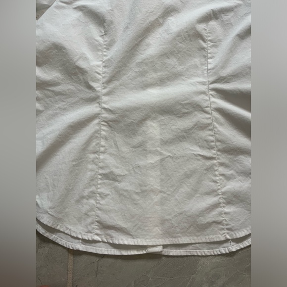 White collared button down dress shirt in a size large. - Picture 14 of 16